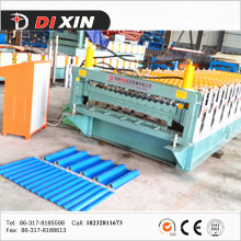 Double Deck Metal Roofing Tile Roll Forming Machine